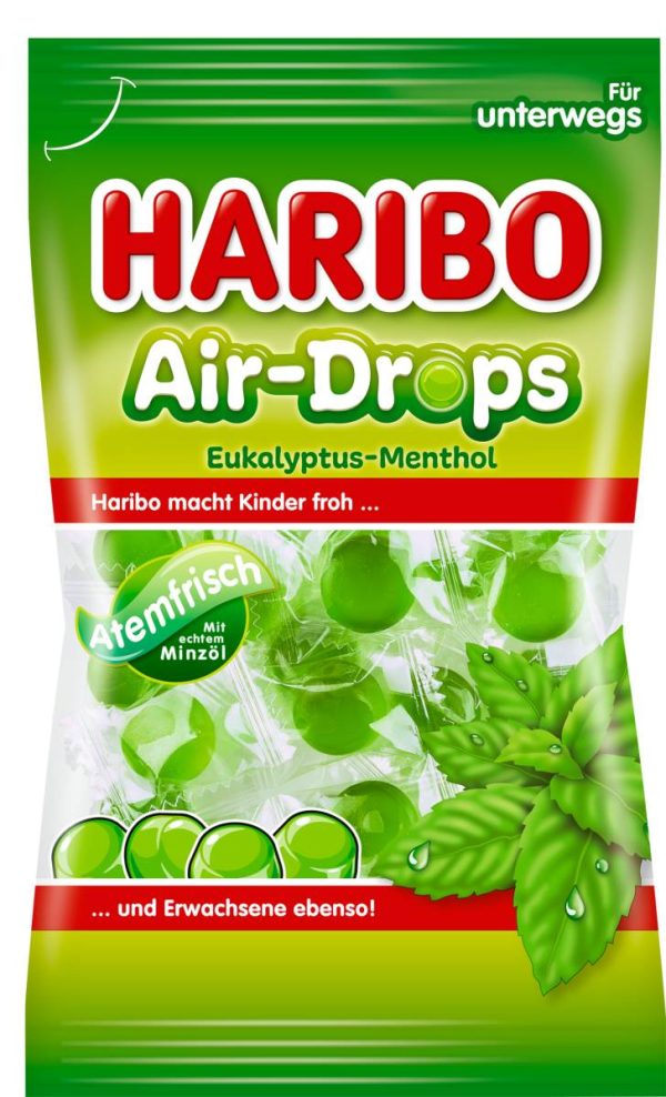 HARIBO AIR DROPS EUKALYPTUS-MENTHOL 12 / 100 G.