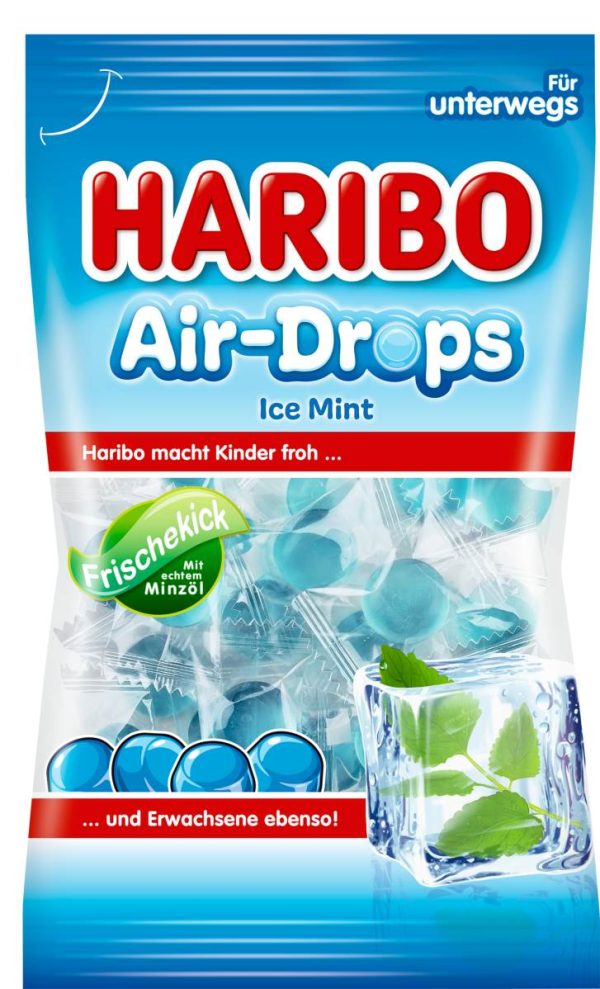 HARIBO AIR DROPS ICE MINT  12 / 100 G.