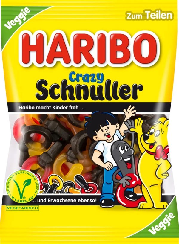 HARIBO CRAZY SCHNULLER 16 / 175 G.