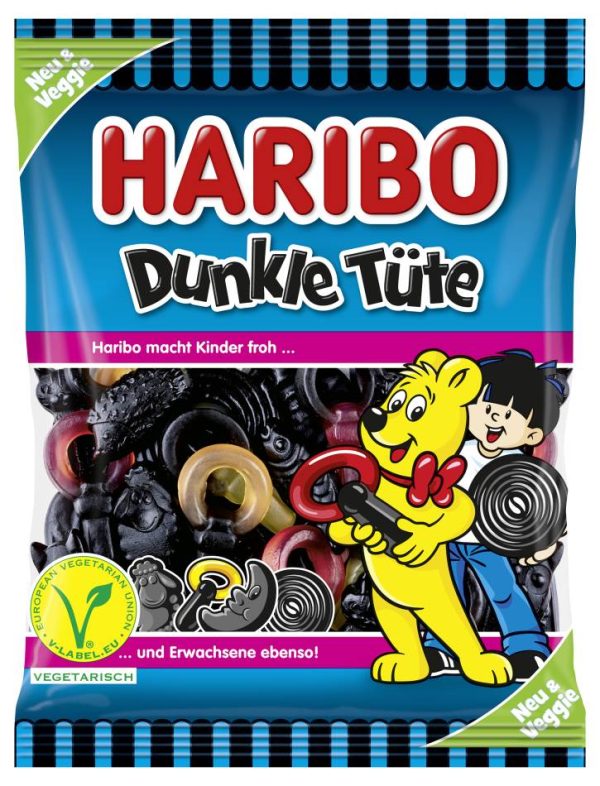 HARIBO DUNKLE TUETE  18 / 175 G.