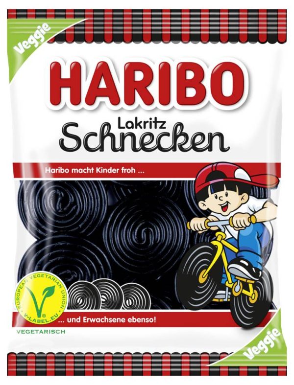 HARIBO ROTELLA LAKRITZ SCHNECKEN  18 / 175 G.
