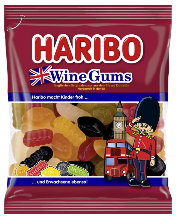 HARIBO WINE GUMS 22 / 175 G.