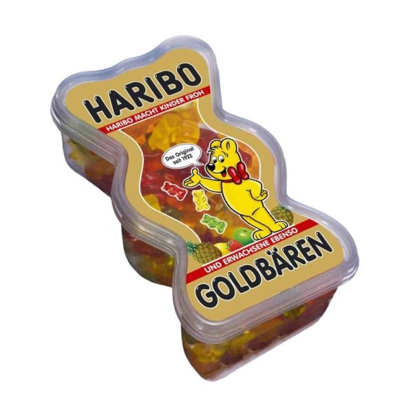HARIBO GOLDBAEREN BEAR SHAPE TUB  10 / 450 G.