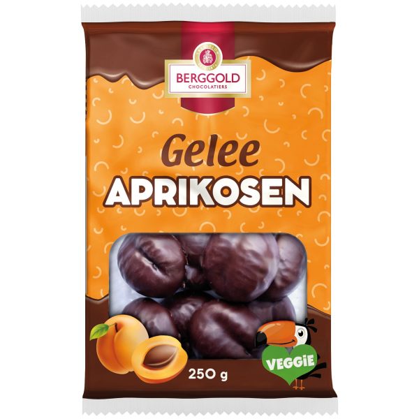 BERGGOLD GELEE-APRIKOSEN SCHOKOLIERT 20 / 250g
