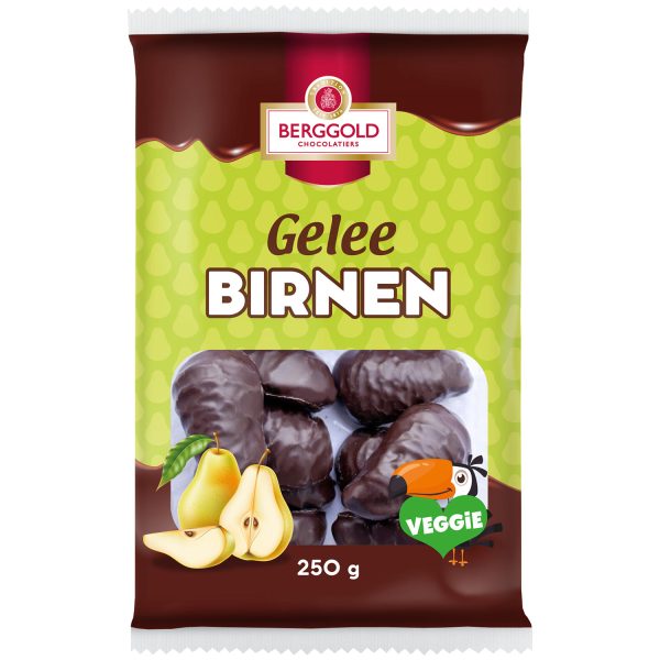BERGGOLD GELEE-BIRNEN SCHOKOLIERT 20 / 250g